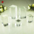 画极（HUAJI）水晶长方块玻璃柱子摄影支撑拍摄配件道具透明方体定制logo底座托 3X3X7厘米