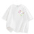 贵人鸟童装女童短袖T恤针织衫2024年夏季新款中大童速干短袖上衣 白色 160cm