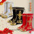 GUBPMTSHIM民族舞蹈蒙古舞表演出男女靴新疆靴藏族靴子美猴王儿童走 白色中国结1 33