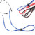 MINCITY 眼镜绳 硅胶耳套链子 户外运动眼镜腿配件 防滑固定绳绑带挂绳 黑色(两根)