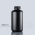黑色塑料瓶125/250/500/1000ml大口窄口HDPE密封液体罐样品储存瓶 大口 1000ml