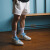 adidas利拉德8代EXTPLY签名版专业篮球鞋 蓝色夏季男女阿迪达斯 白/蓝/乳白色 46
