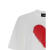 D二次方（DSquared2） 618女士心形装饰圆领T恤 White XS