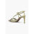 Brunello Cucinelli 情人节礼物 女士 串珠精饰皮质凉鞋 Sage green 37 EU