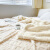 雅鹿塔芙绒毛毯加厚冬季盖毯羊羔绒单人空调毯子沙发被子午睡毯办公室 KEX塔芙-米杏 70*100cm午睡毯