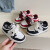 迪士尼（Disney）儿童运动鞋男女童板鞋2024秋季韩版单鞋宝宝软底学步鞋小白鞋 红色 29吗(内长16.5)