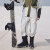 探路者（TOREAD）裤子滑雪裤户外保暖舒适单板滑雪服立体修身防水透湿滑雪长裤 黑色\格子滑雪裤 XL