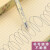 爱好（AIHAO） 爱好文具纯之风中性笔0.35mm针管头学生用黑色晶蓝墨蓝极细签字笔8653 晶蓝笔12支（8653）