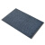 兰诗 DM02 双条纹地毯 地面吸水防滑脚垫 入户除尘垫 灰色120*180cm（四周包边）