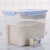 唐宗筷 翻盖米桶10kg 厨房储米桶塑料密封杂粮桶 装面粉大米 五谷杂粮储米箱 C6832