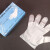 冠巢家庭清洁一次性手套抽取式加厚食品塑料薄膜透明耐用家用盒装 2盒（200只/盒）