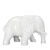 大象摆件玉石 天然阿富汗玉石大象一对 吉祥玄关客厅酒柜简约现代 长10厘米一对国检证书