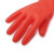 谋福 CNMF8571洗衣洗碗手套 家务橡胶手套 清洁手套 乳胶橡胶手套 牛筋款（45款 红色乳胶手套）中号