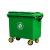 庄太太 【660L灰色】环卫户外垃圾桶带盖大号挂车分类垃圾桶大型室外工业垃圾桶垃圾车