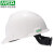 免费印字 MSA梅思安 V-Gard标准型安全帽工地男领导国标加厚建筑工程头盔定制LOGO 白色 标准型PE超爱戴