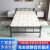 赛森 折叠床单人床家用铁床午睡床双人钢丝床铁架床1.2米铁艺床 80宽灰色加厚全铁床