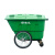 庄太太 【灰色】400L环卫垃圾车手推车小区物业保洁清运车移动垃圾桶三轮环卫车体