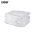 安赛瑞 大号白色透明垃圾袋 白色平口分类垃圾袋 100×120cm (50只装) 商用物业酒店办公塑料袋 710105