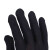 冰禹 BYA-12 耐磨劳保手套 点珠防滑透气弹性尼龙手套 薄款点珠手套 12双黑色 均码