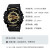 卡西欧（CASIO）G-SHOCK 魔金双显 防水防震运动手表 学生手表 GA-110GB-1ADR