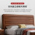楠著中式现代实木床双人床高箱抽屉储物床卧室大床865#