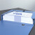 得力（deli）加厚档案盒A4文件盒粘扣资料盒文件收纳盒 5603蓝色【背宽55mm】单个装