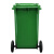 兰诗（LAUTEE）LJT2208 绿色100L加厚户外桶 大号物业环卫垃圾桶