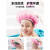 kair宝宝洗头帽护耳婴儿浴帽可调节儿童硅胶洗澡帽小孩洗发挡水防水帽 轻柔版-冰川蓝【6个月-3岁】