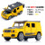 中麦微1:36儿童玩具车小汽车模型仿真合金SUV越野车男孩金属蛋糕摆件 巴博斯 黄色