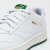 彪马（PUMA）官方 新款男女同款透气复古休闲鞋 COURT CLASSIC 395018 白-深绿色-金色-03 42