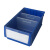稳斯坦 WST123 分隔式零件盒 周转箱塑料盒物料收纳盒分格盒元件盒 蓝色500×117×90mm