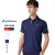 GLVX高尔夫服装男装T恤短袖POLO衫男夏季速干透气款 法藤联名款 B1蓝色 XL