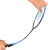 威克多（VICTOR）胜利挑战者CHA-9500S 4U 全碳素羽毛球拍单拍 蓝色已穿线 