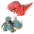 TaTanice恐龙3D立体拼图儿童3-6岁手工diy霸王龙模型拼装玩具男孩生日礼物