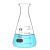 纳仕德 SY4062 玻璃锥形瓶 带刻度化学实验室敞口烧杯 高硼硅三角烧瓶 广口（500ML） 