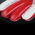 足球守门员手套 乳胶龙门手套带护指 红色