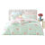 水星家纺(MERCURY) 全棉印花四件套花卉被套床单床上用品 花开芬芳（绿色） 加大双人1.8米床