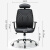 联丰(lianfeng) 电脑椅 办公椅子 家用皮椅人体工学椅职员椅 DS-162 纤皮黑