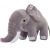 优羽卡通大象毛绒玩具公仔创意抱枕小象玩偶布娃娃儿童生日礼物送女生 灰色 80厘米（从鼻子到尾巴测量）
