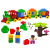 惠美 (HUI MEI) 数字小火车大块积木 大颗粒塑料拼插宝宝早教益智玩具3岁以上(57块) HM136