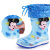迪士尼 Disney 雨鞋 儿童防滑胶鞋加绒保暖51004 米妮粉35码/内长21.5cm