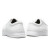 木林森（MULINSEN）韩版时尚简约纯色系带牛皮百搭黑白休闲板鞋 白色 40码 SS87347