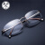 老爷子（LaoYeZi）高清无框树脂老花镜男女款 舒适老人老花眼镜 7006 金框单光150度