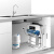 飞利浦（PHILIPS）家用净水器 厨房家用直饮RO反渗透纯水机 3年长效过滤净水机 Pro75