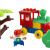 惠美 (HUI MEI) 数字小火车大块积木 大颗粒塑料拼插宝宝早教益智玩具3岁以上(57块) HM136
