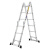 稳耐（werner）铝合金人字梯2.4米工业梯 加厚折叠梯多功能梯子直梯M1A-8-16B