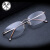 老爷子（LaoYeZi）高清无框树脂老花镜男女款 舒适老人老花眼镜 7006 金框单光150度