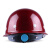 星工（XINGGONG） 安全帽透气 ABS工地建筑工程电力施工防砸抗冲击监理闪红色