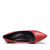 意尔康 红色高跟尖头浅口工作鞋时尚优雅通勤婚鞋5151GA36720W红色35