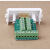 HD-LINK HDMI卡线模块免焊接86型面板高清线插座2.0版高清装修工程布线模块墙插多媒体插座 3排接线模块